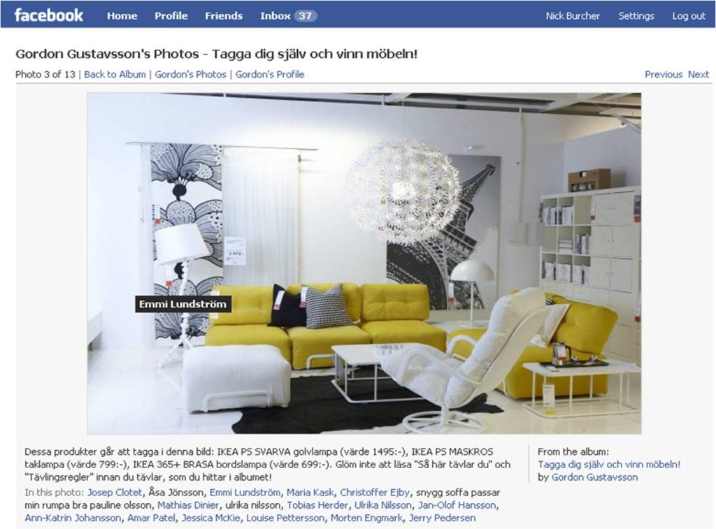 Ikea FB Ads