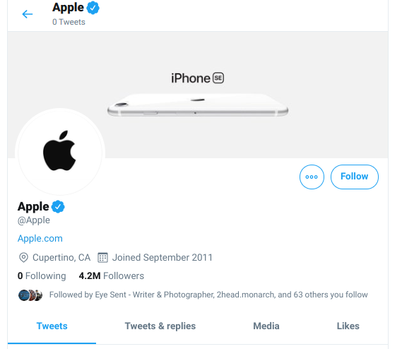 Apple Twitter Strategy