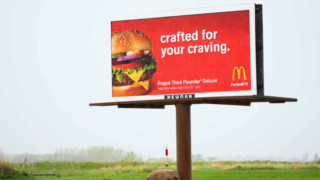 fast food advertising